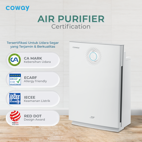 Sertifikasi kualitas udara pada produk Coway