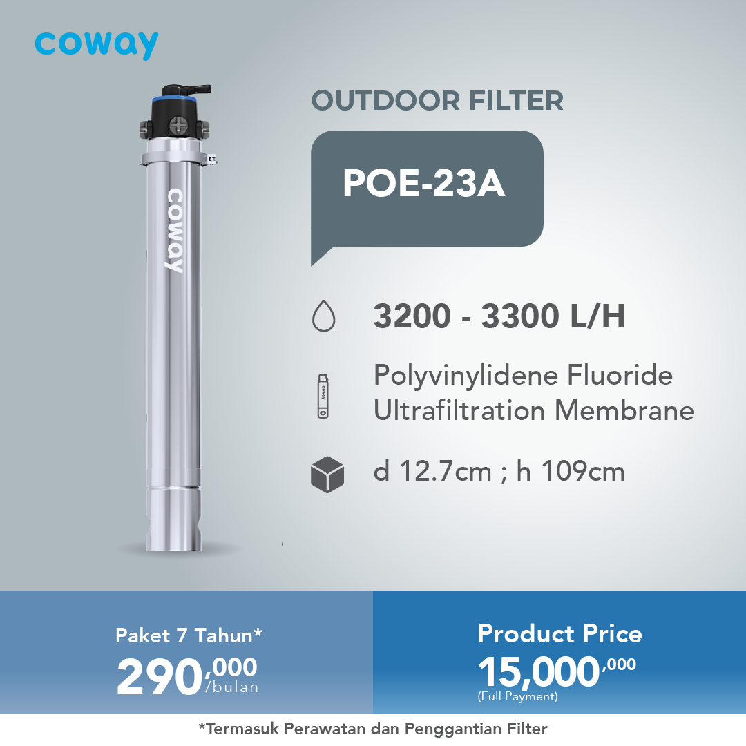 Filter air POE-23A - Coway untuk keperluan rumah tangga