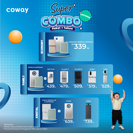 Diskon menarik Coway Air dan Water Purifier